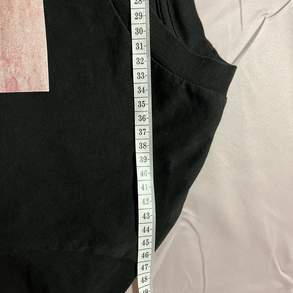 Monki Black Shirt with Print - Picture 4 of 5